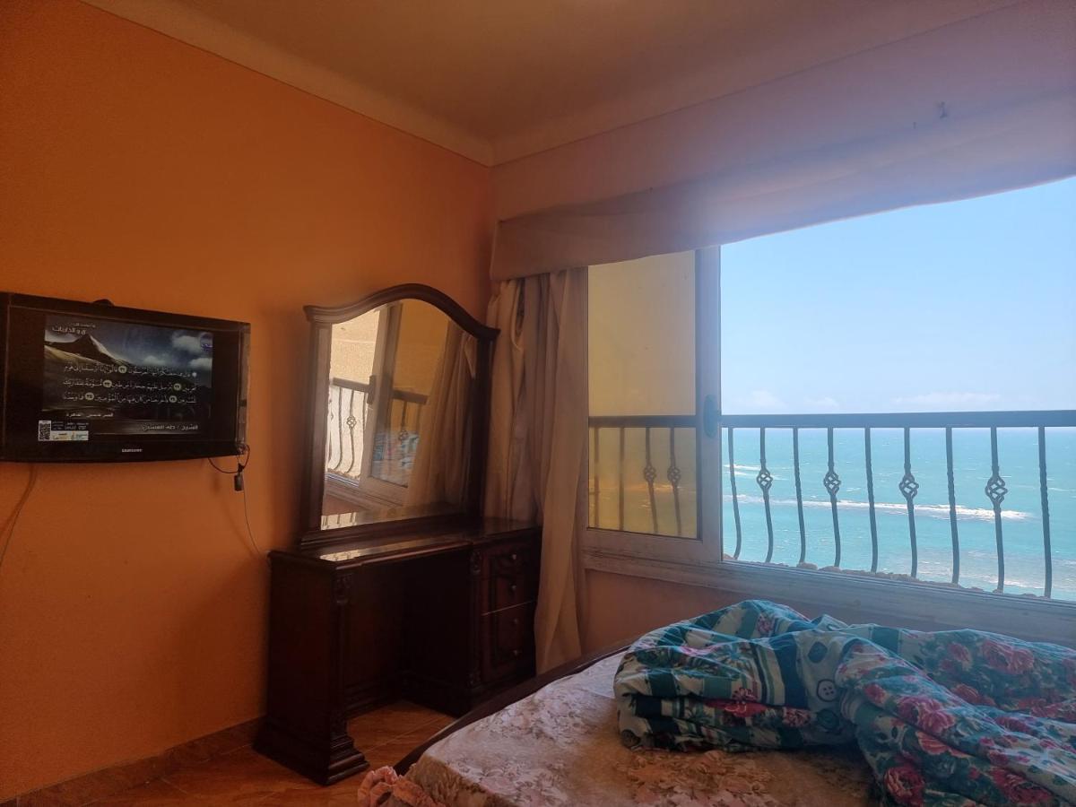 Panoramic Sea View Zamzm Flat Miami Family شقة فندقية زمزم بانورما بشاطئ ميامي - الاسكندرية صف اول مباشر علي بحر - عائلات فقط Alexandria Luaran gambar